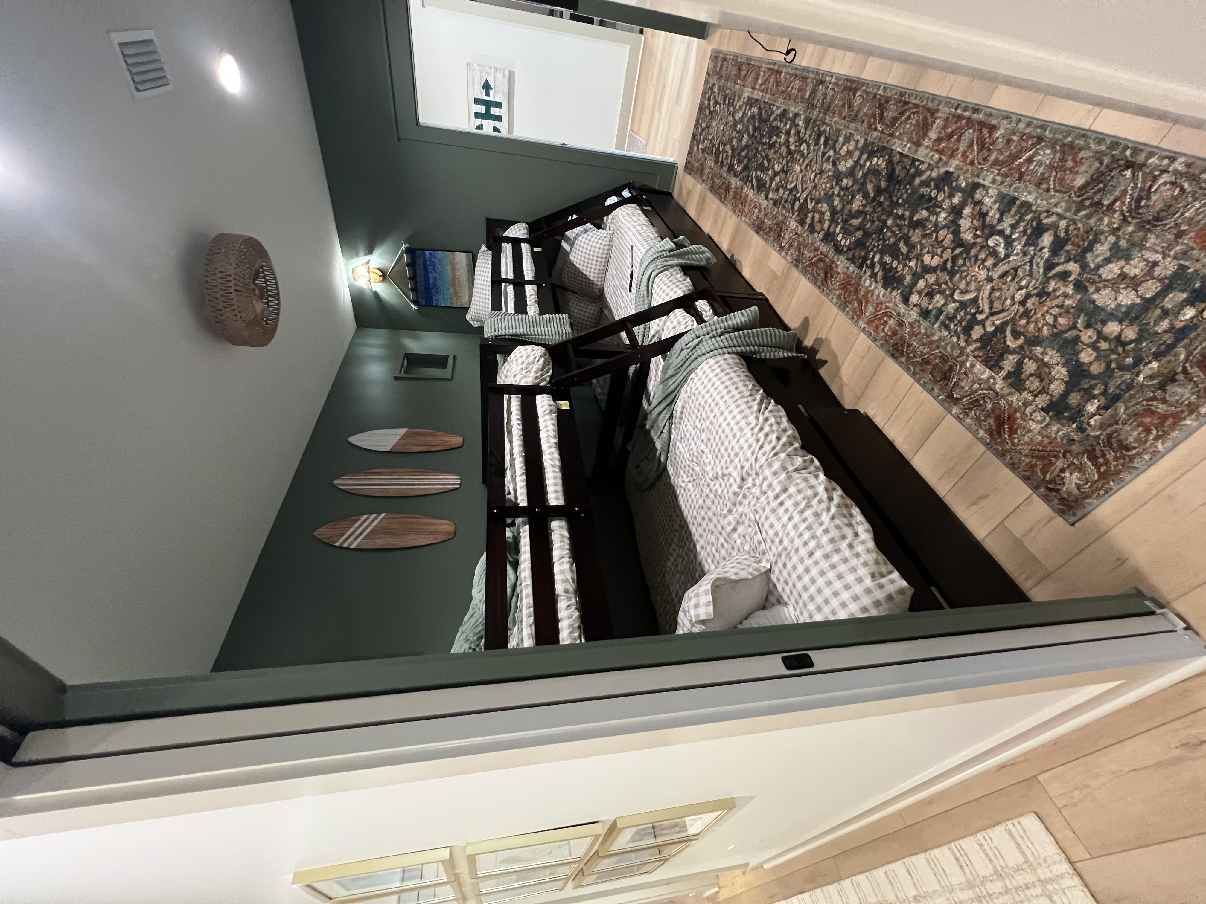 Bunk room from hallway
