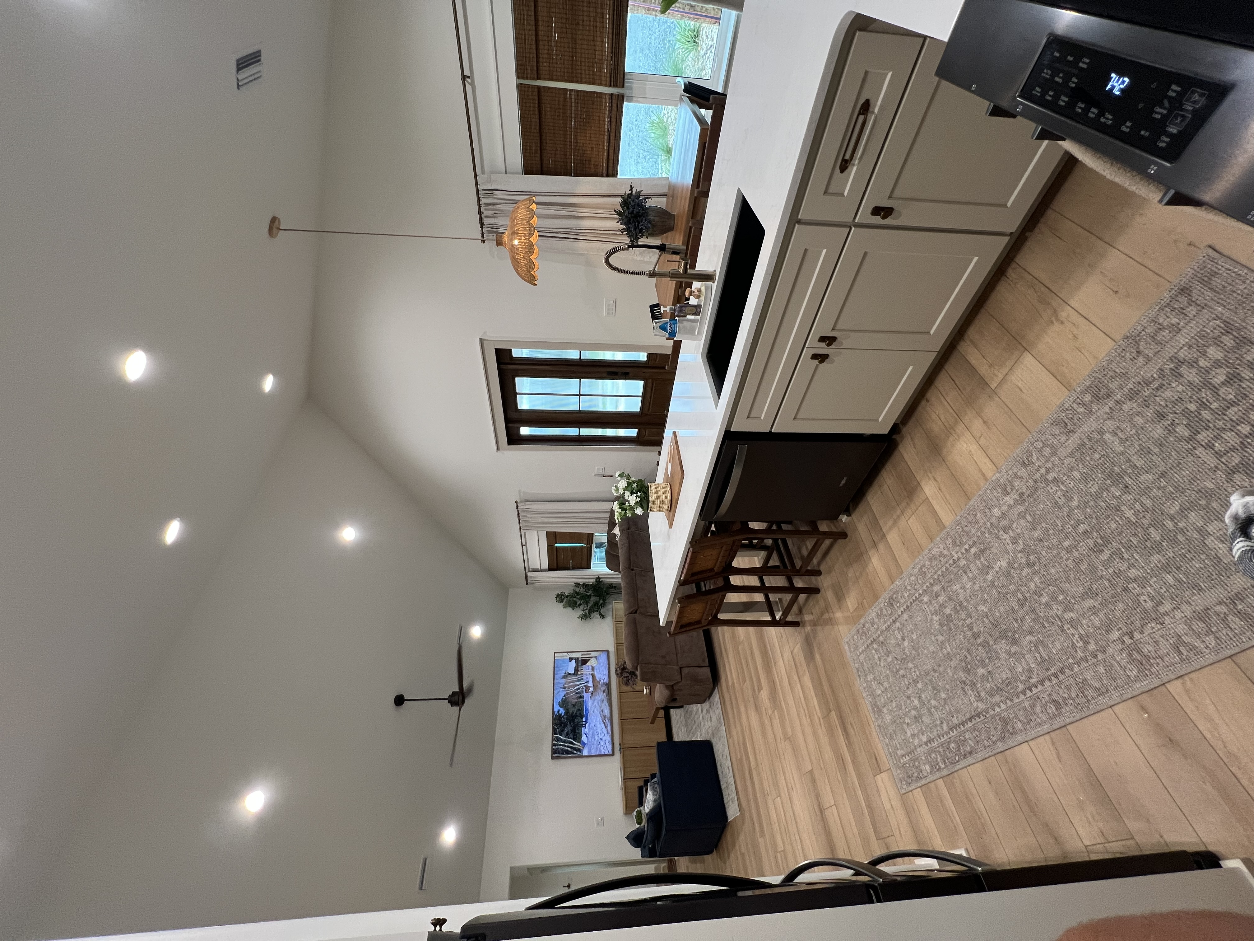 Open-concept living area